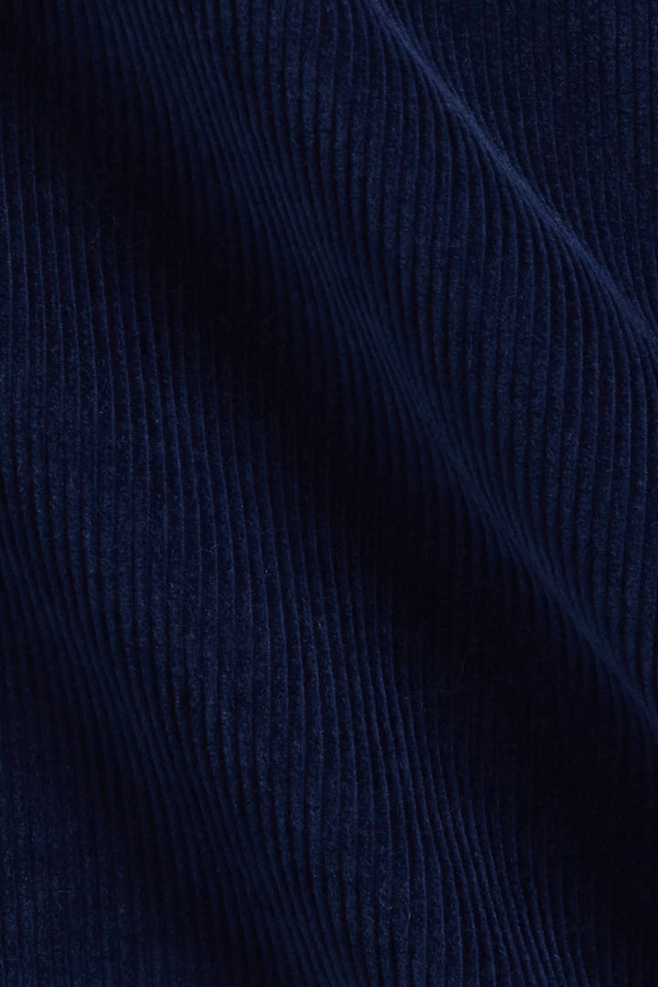 Classic Fit Corduroy Camp Shirt Newport Navy