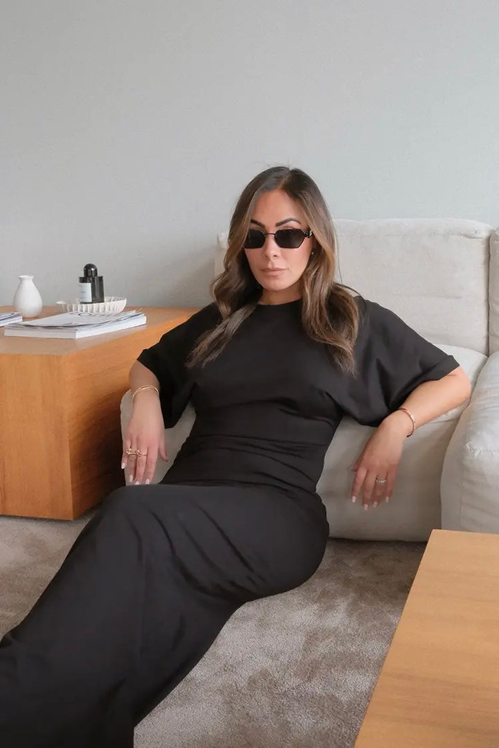 Dna Long Dress Black