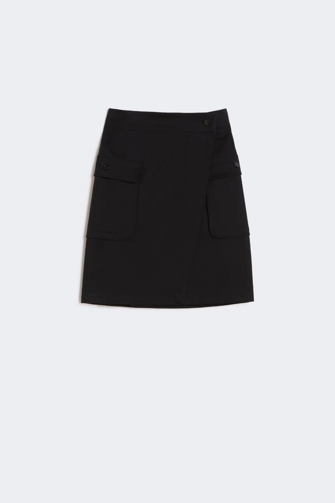 MAX MARA Stretch Cotton Wrap Skirt - Dale