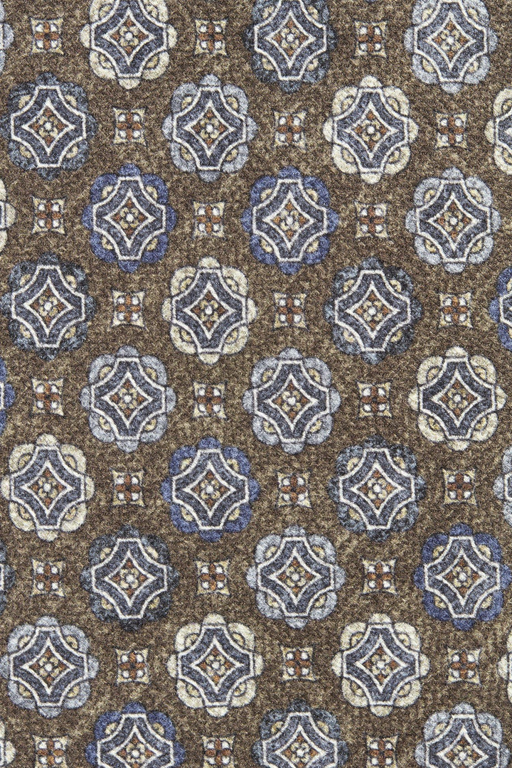 Silk Tie Dark Mud Brown