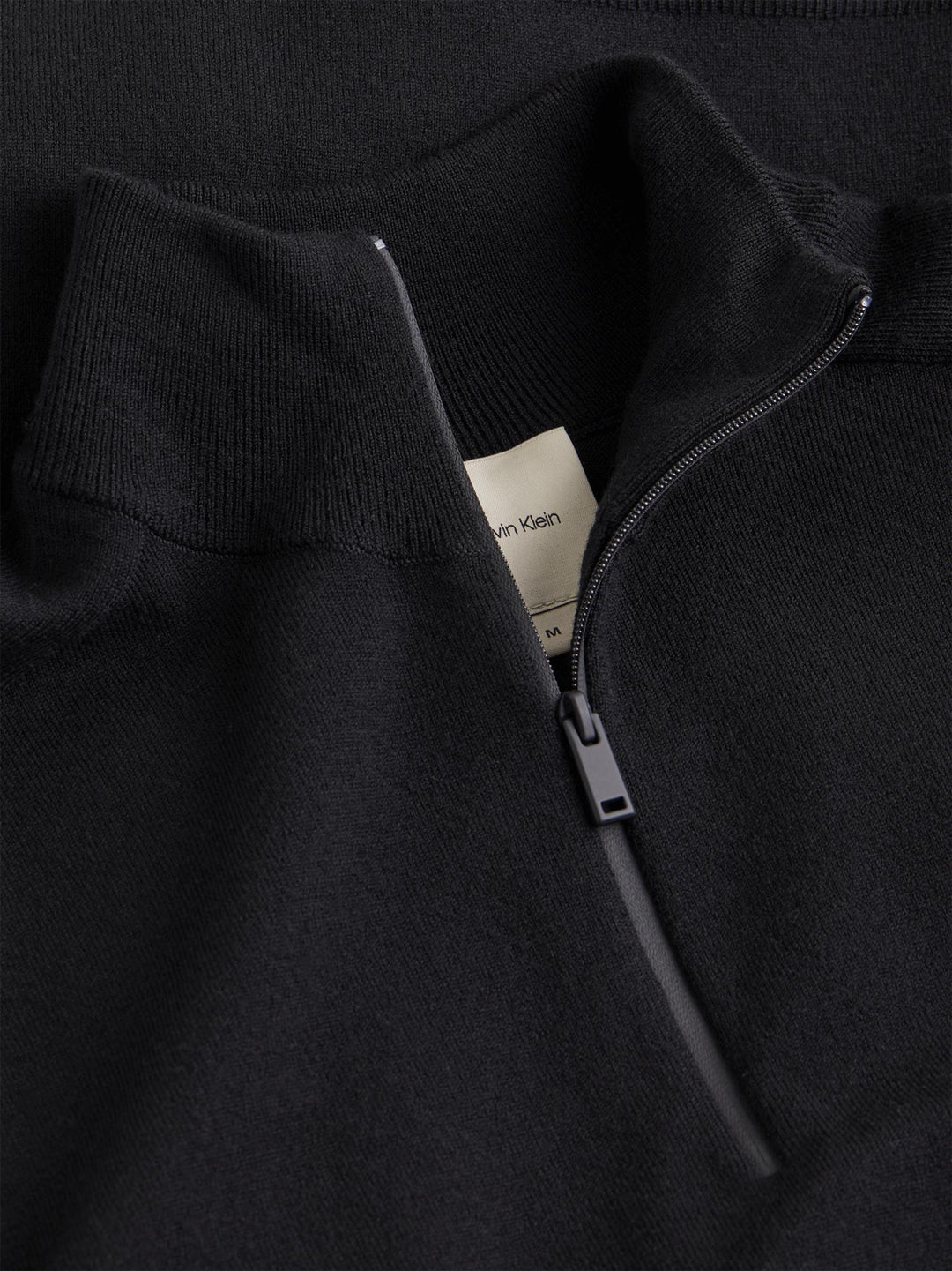 TECH MERINO STRETCH QUARTER ZIP BLACK