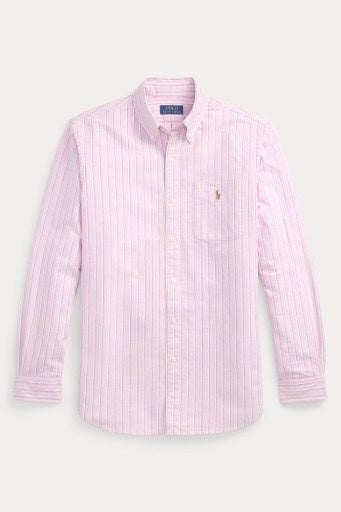 POLO RALPH LAUREN Classic Fit Oxford Shirt Pink Multi - Dale