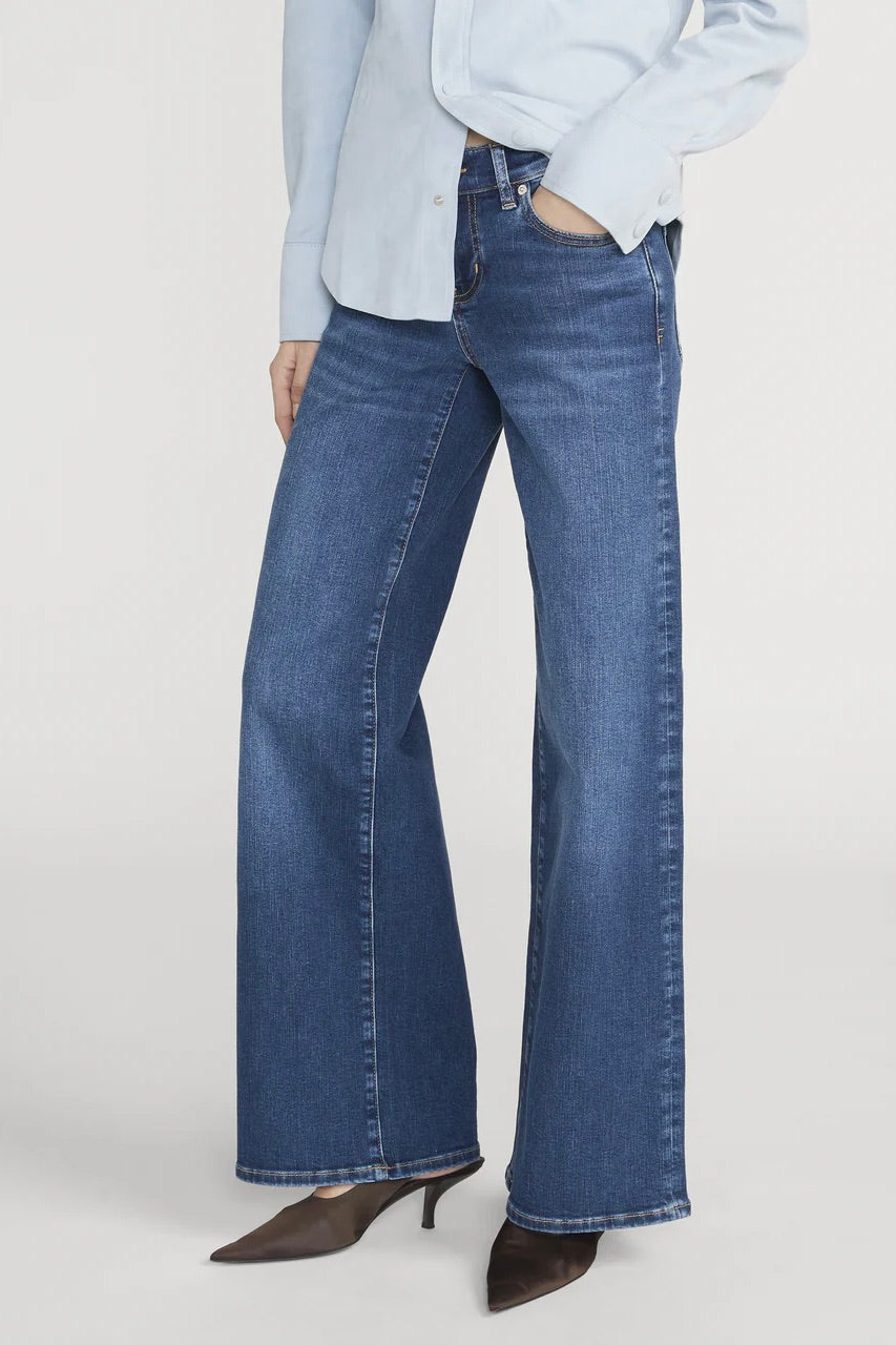 FRAME Low Rise Le Slim Palazzo - Dale