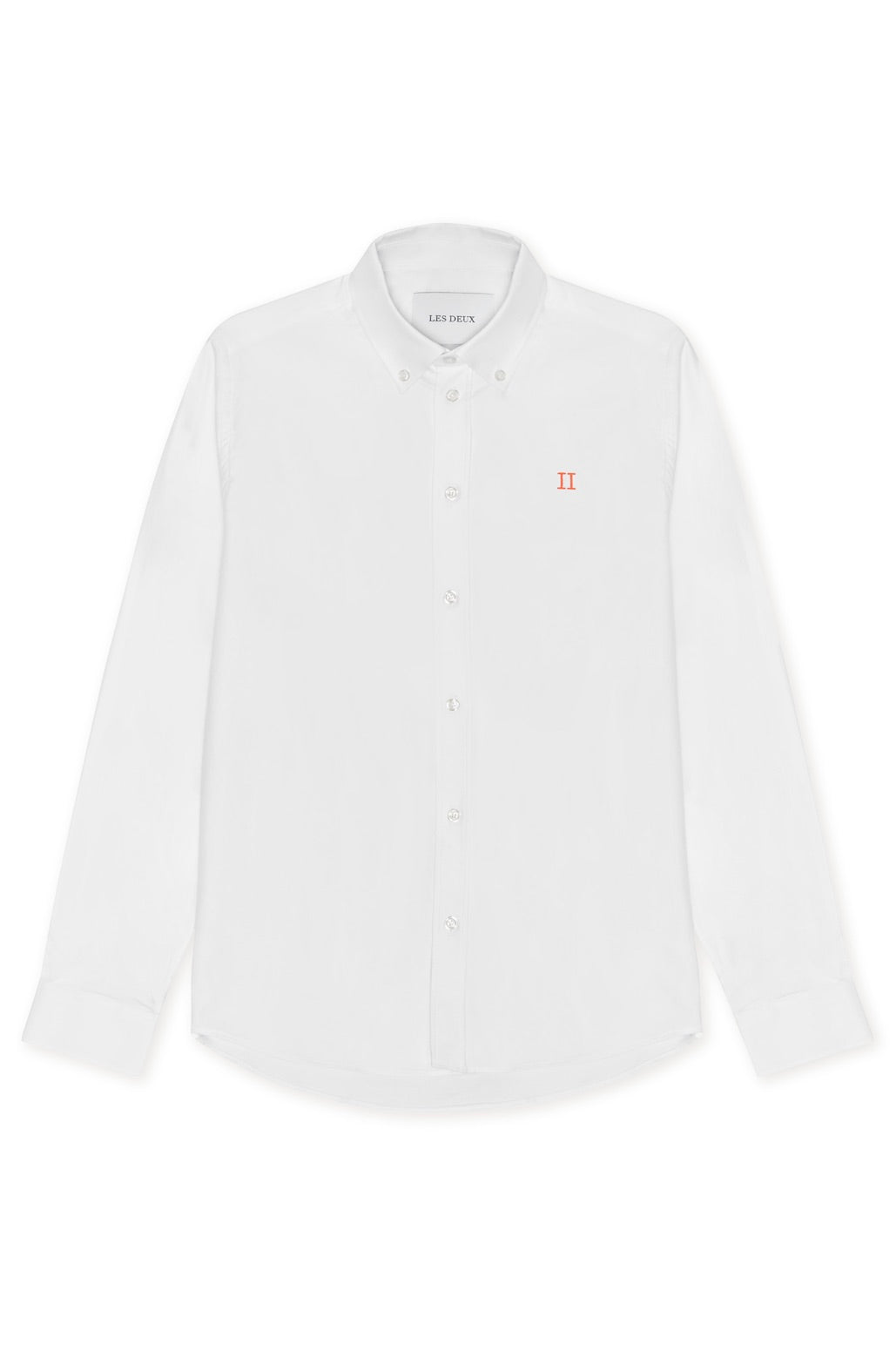 Konrad Contrast Oxford Stretch White