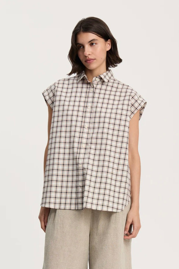 AIAYU Camal Shirt Check - Dale
