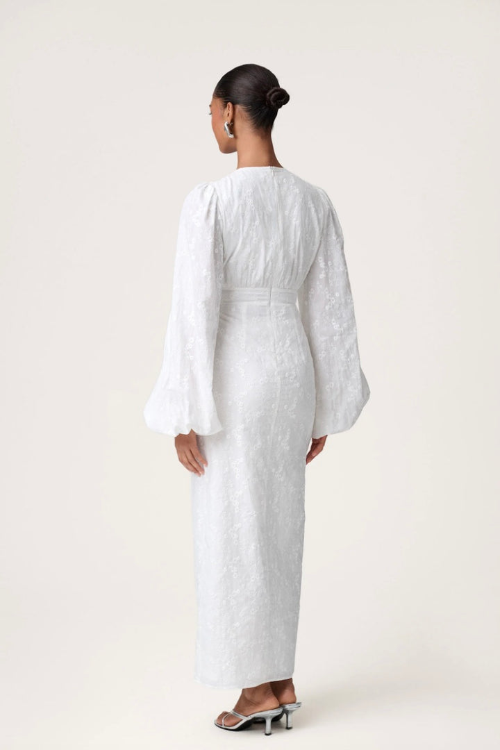 ADOORE Positano Dress White Embroidery - Dale