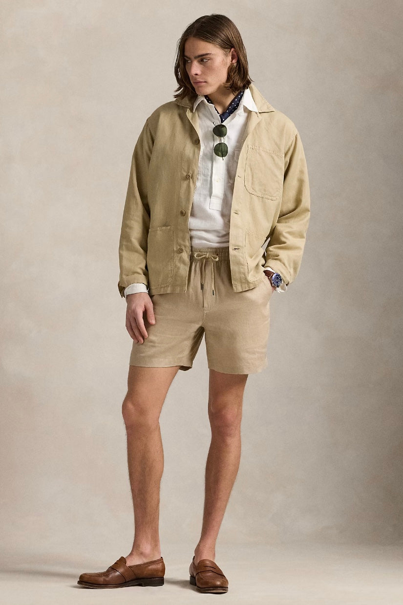 Polo Prepster Linen Short Coastal Beige