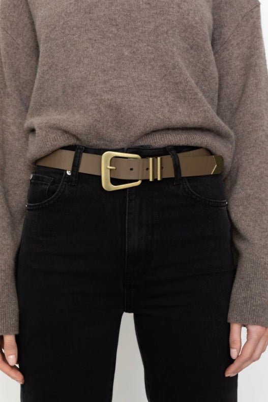 Bennett Belt Dark Taupe