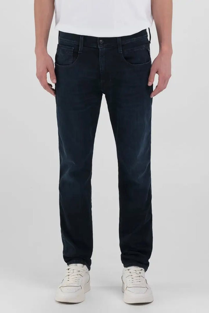 REPLAY Anbass Slim-Fit Jeans Dark Blue - Dale