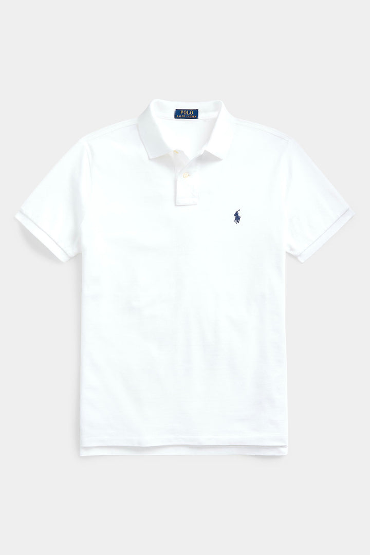 The Iconic Mesh Polo Shirt White