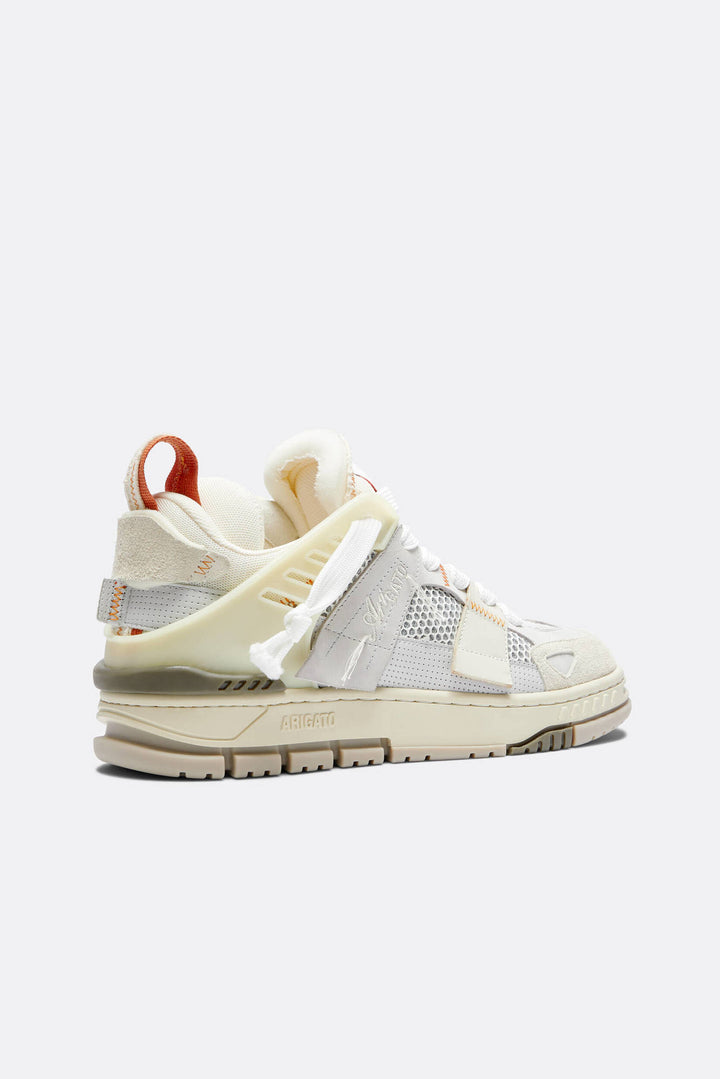 Area Patchwork Sneaker - Beige/white