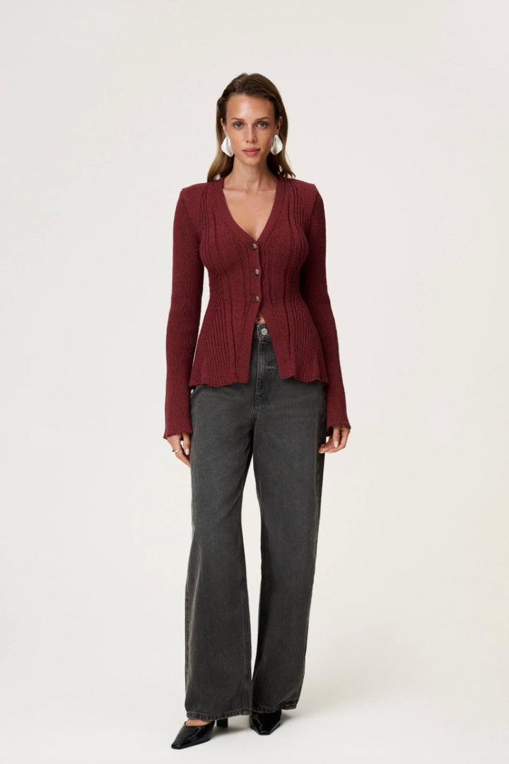 Vana Suede Jacket Pebble Brown