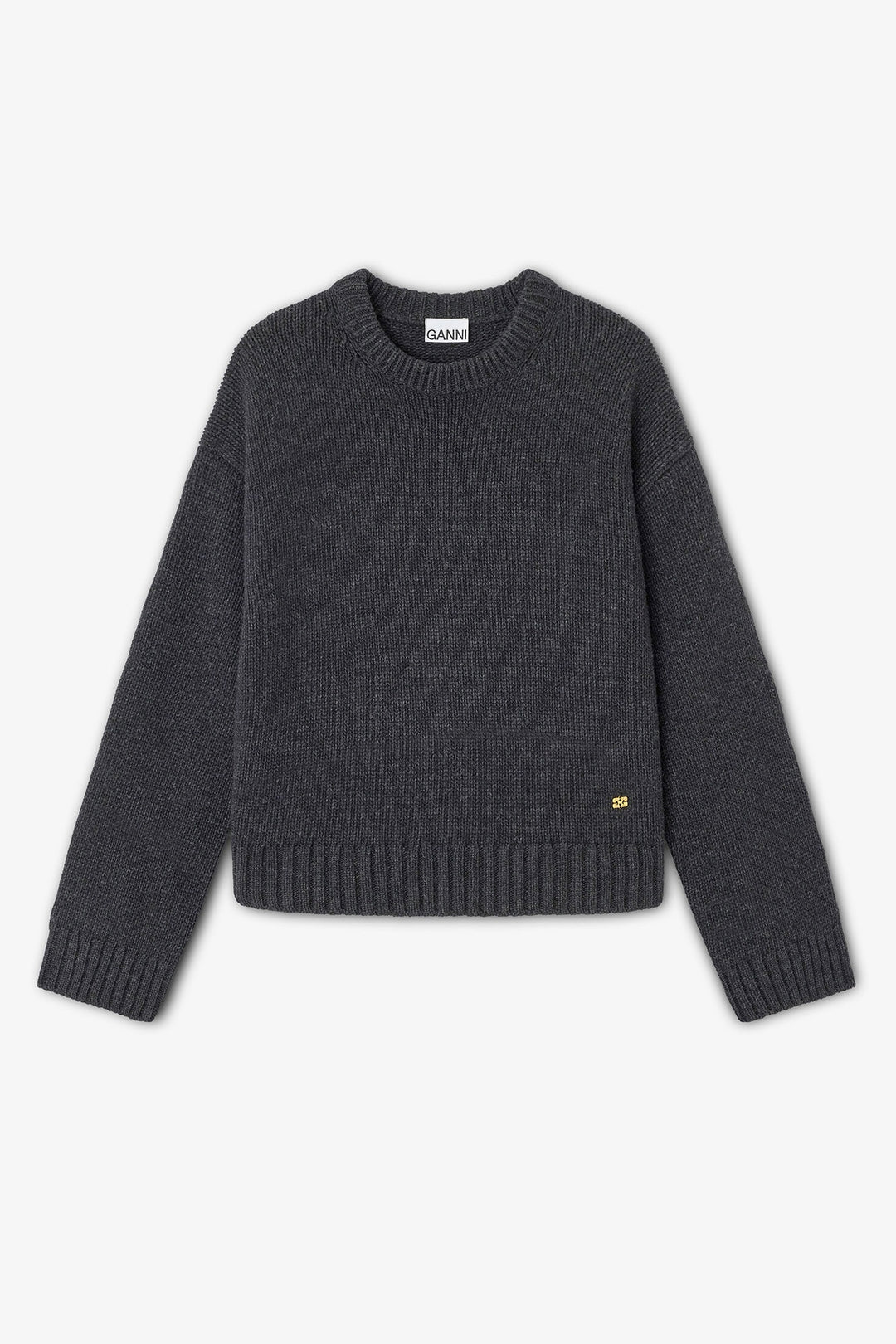 GANNI Chunky Wool Mix Sweater - Dale
