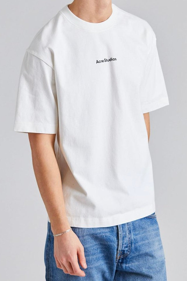 T-Shirt Stamp Logo Relaxed Fit Optic White