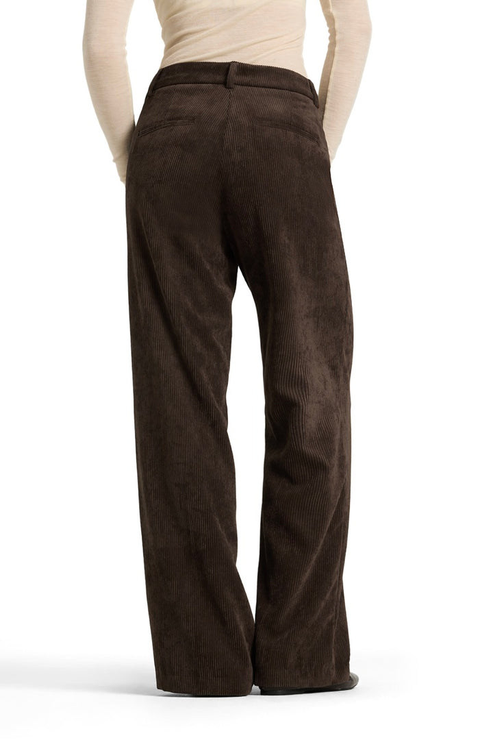 Amelie Corduroy Pants Dark Ebony