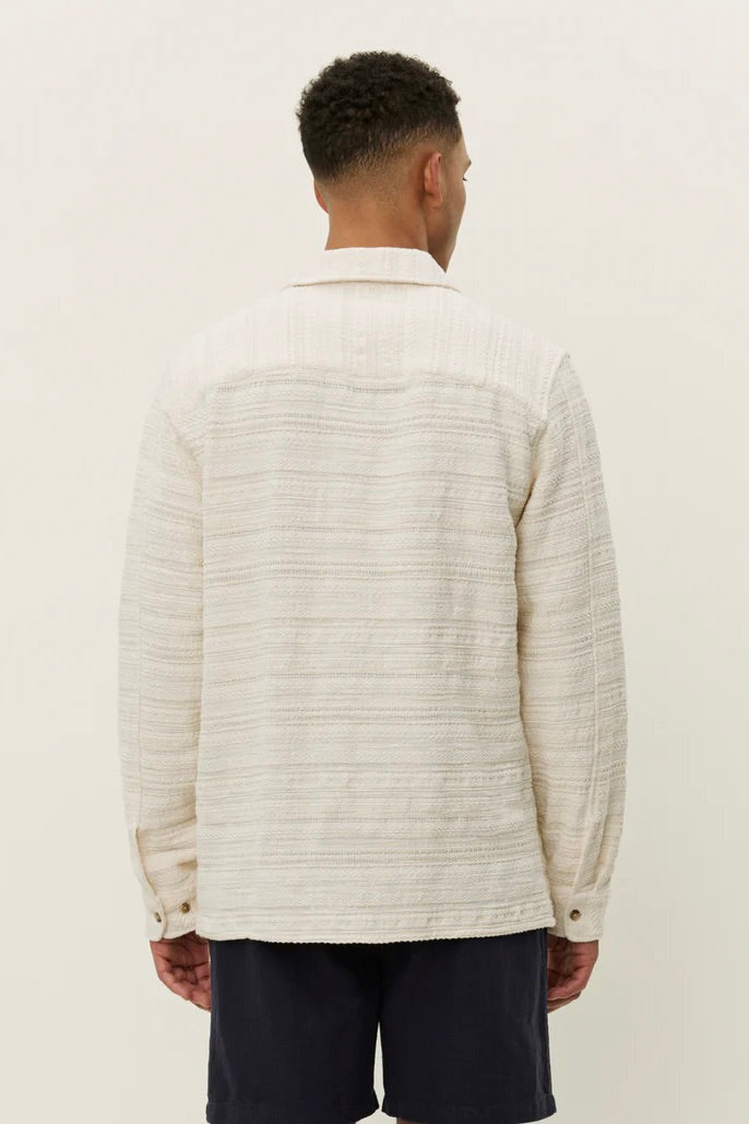 Jonas Structured Stripe Overshirt