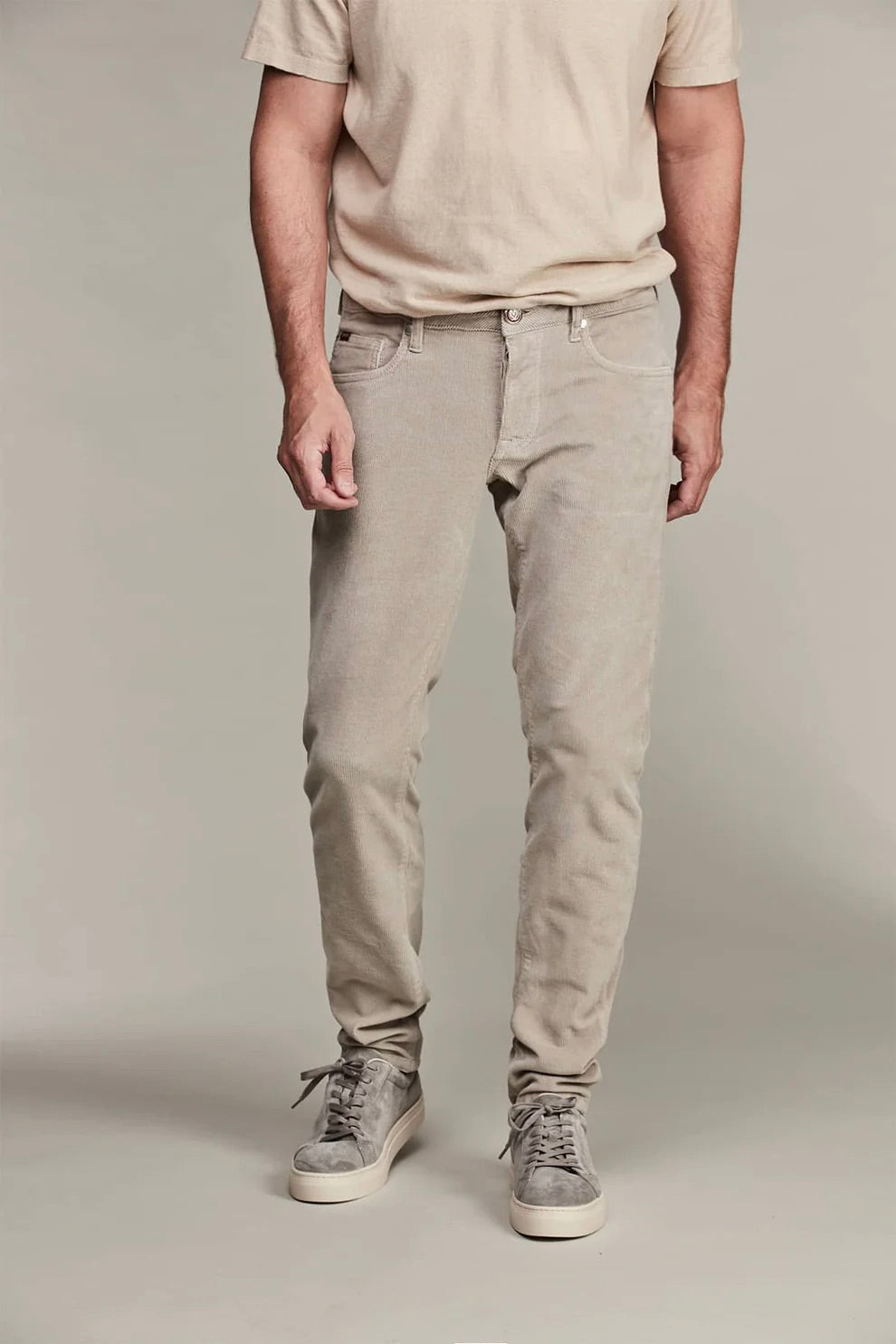 MINOSS 5-pkt Velvy Cord Beige - Dale