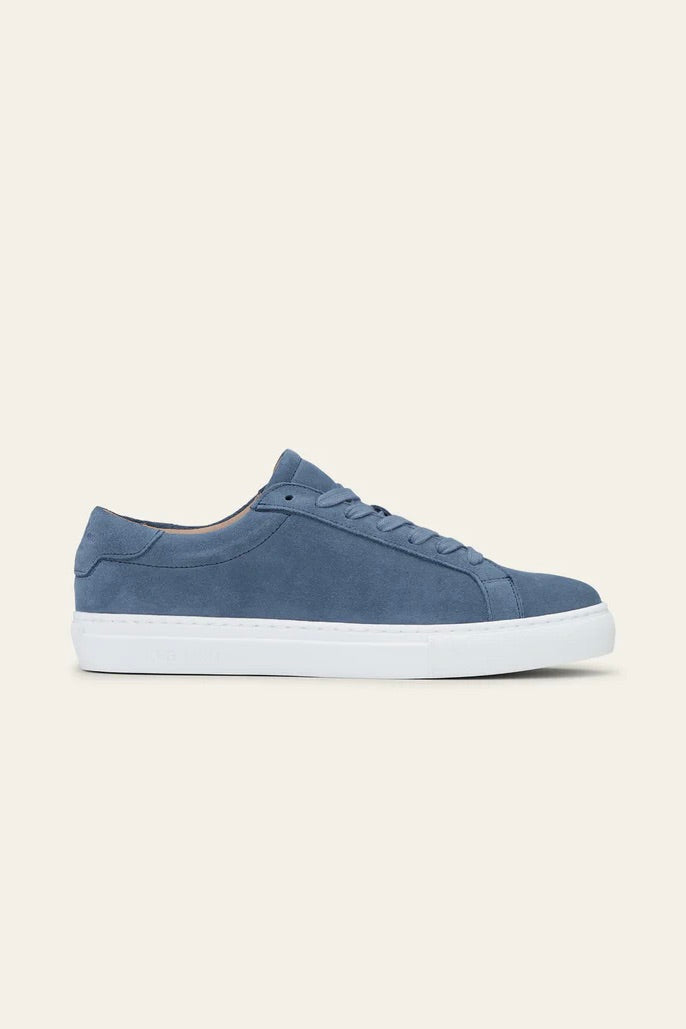 LES DEUX Theodor Suede Sneaker Dark Denim Blue - Dale