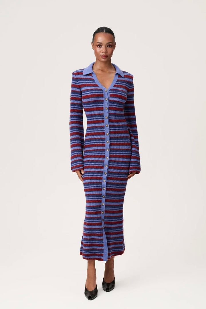Modena Dress Pale Navy
