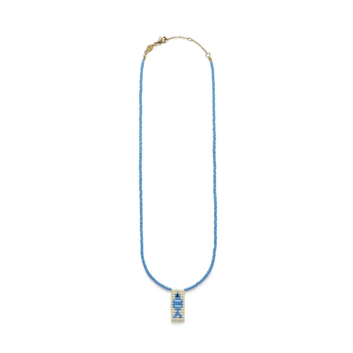 Gone Fishing Necklace Pacific Blue