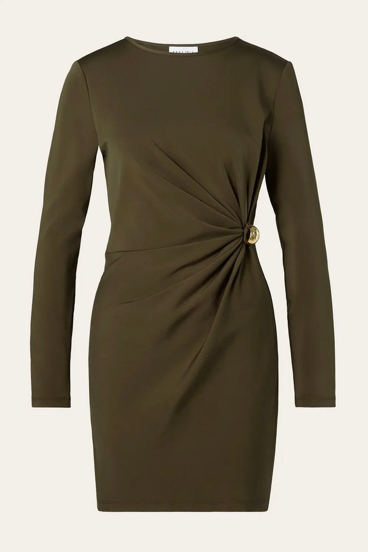 Mailey Jersey Embellished Mini Dress