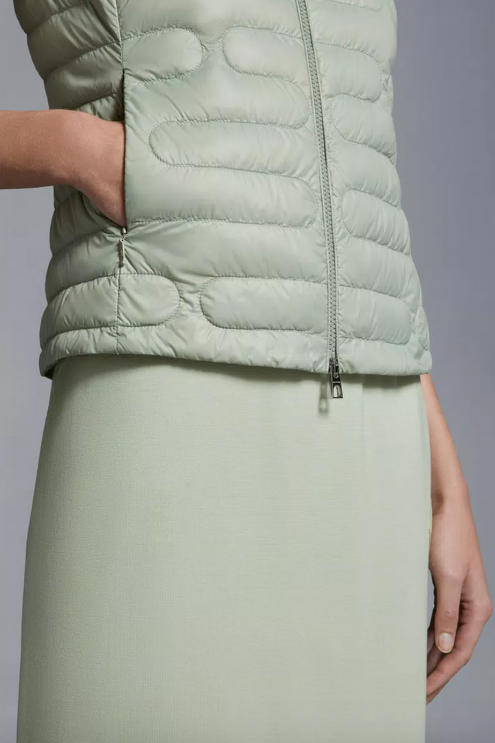 Perille Vest Pale Green