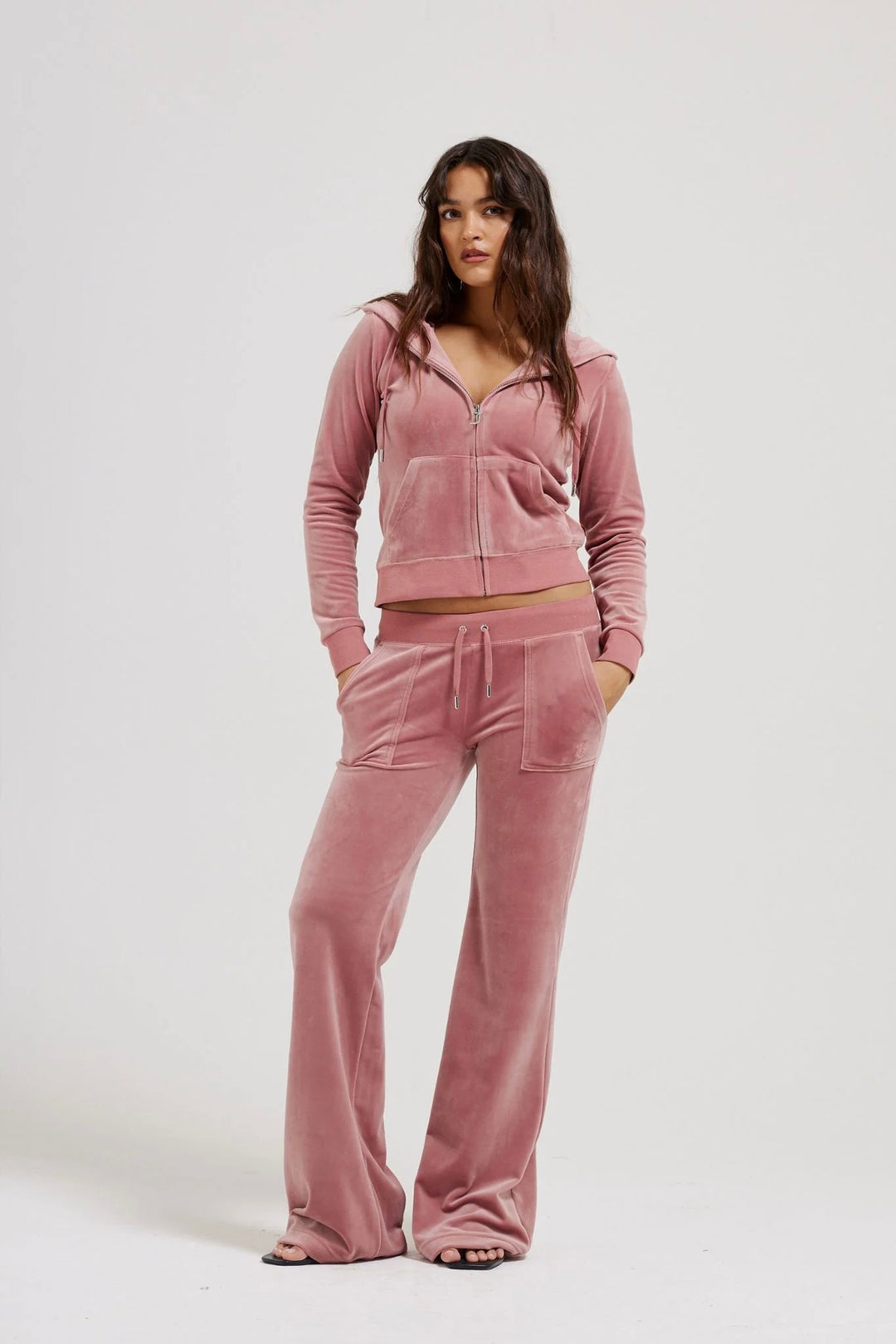 Layla Low Rise Pocket Pants Withered Rose