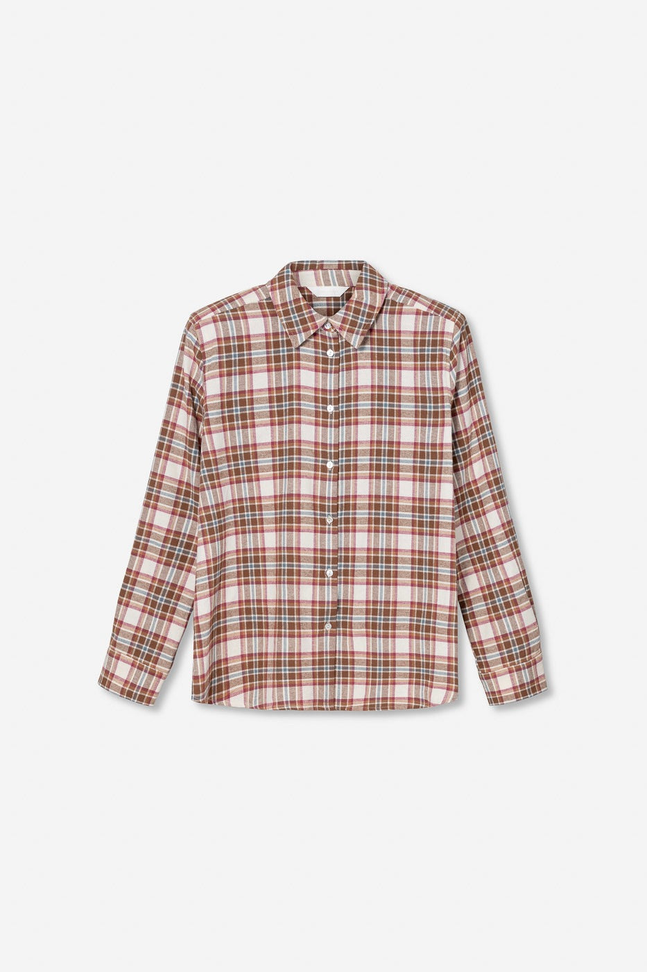 Joan Flannel Shirt Red Check