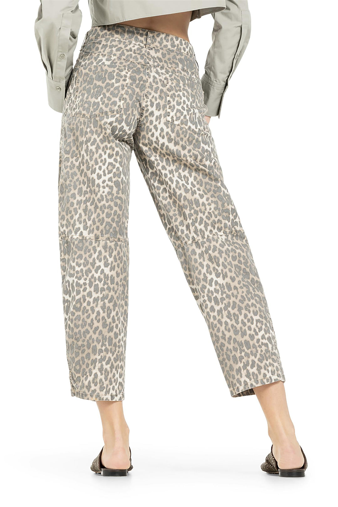Eve Overdyed Leopard Print Pant
