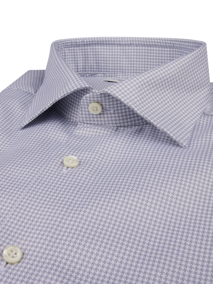 Slimline Houndstooth Grey Check