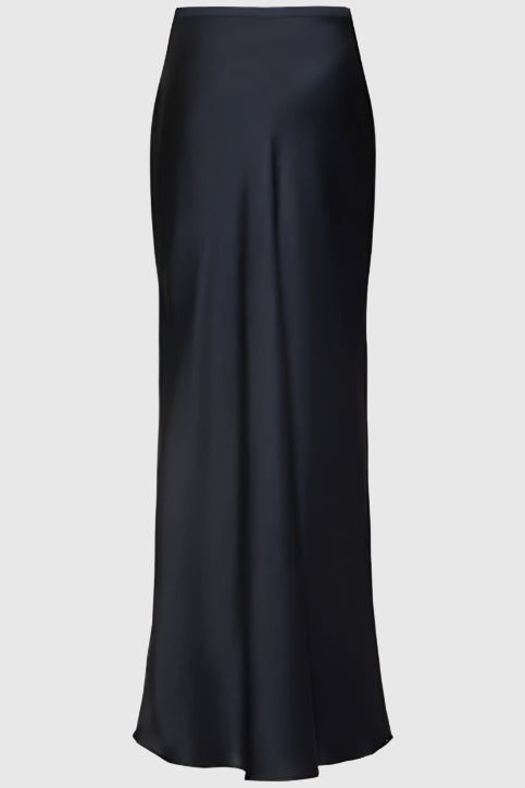 Bar Silk Skirt Night Sky