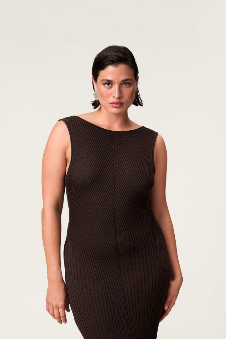 Ravenna Dress Brown
