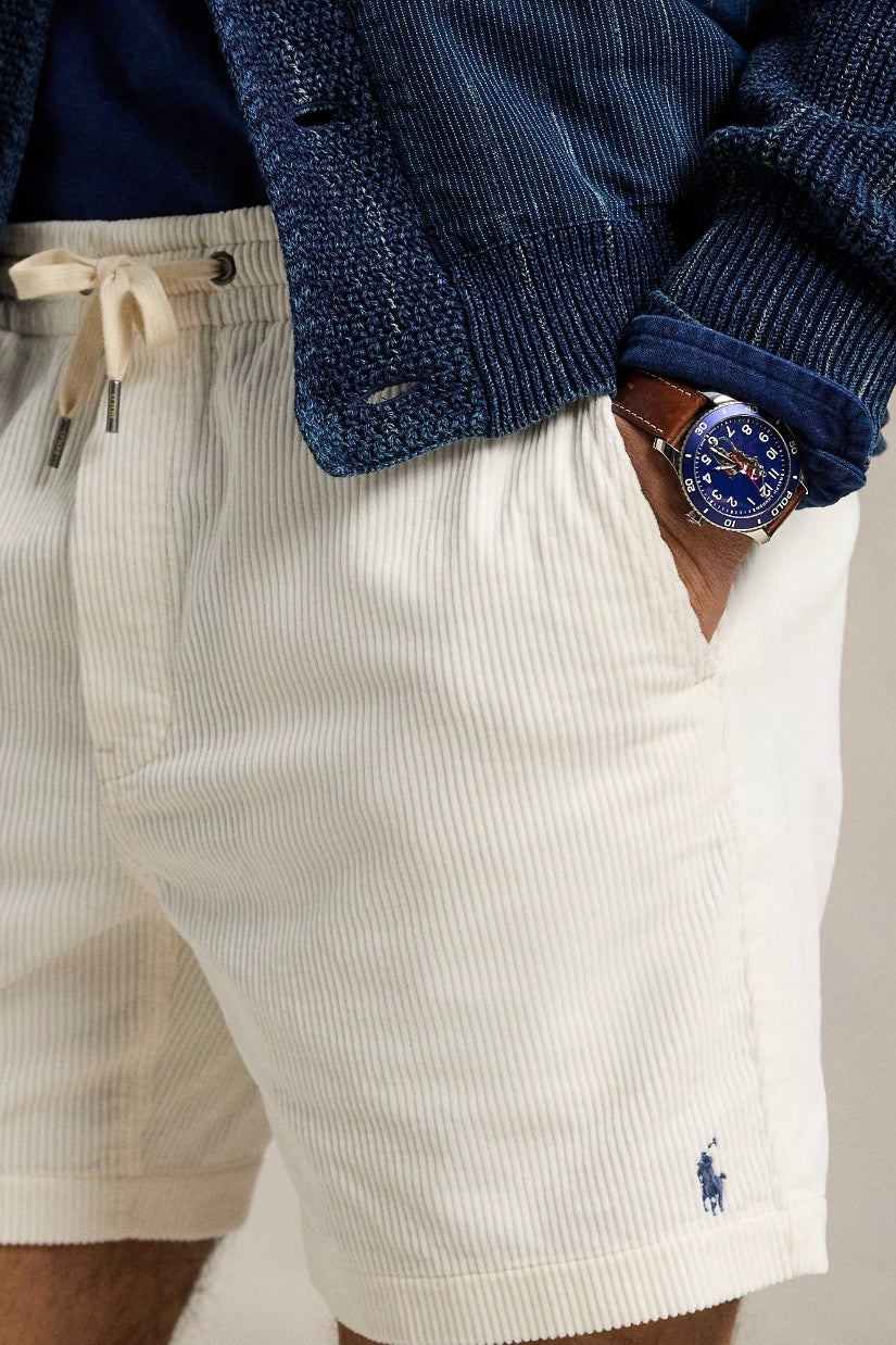 POLO RALPH LAUREN Polo Prepster Corduroy Shorts Warm White - Dale