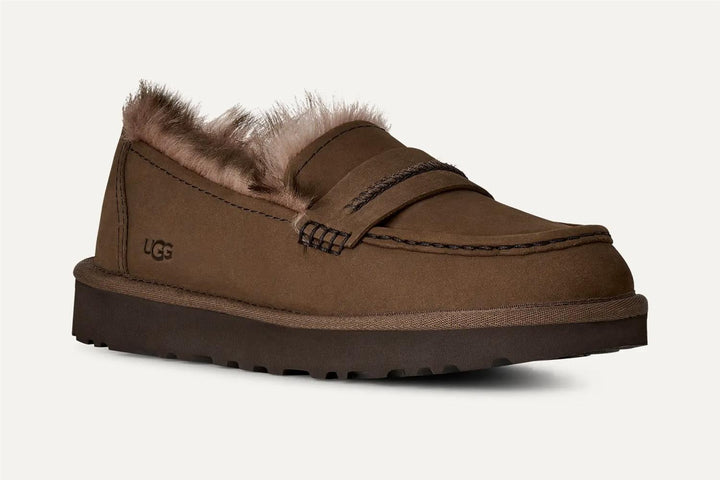 W Ellis Nubuck Loafer Dark Chestnut