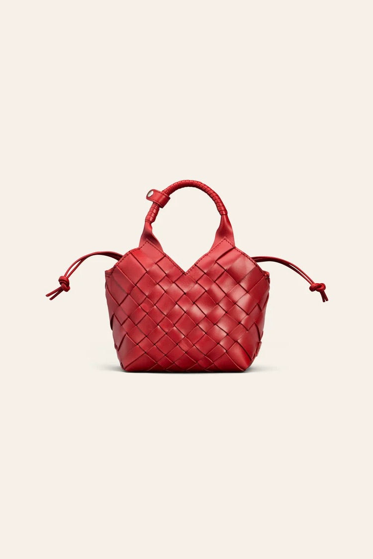 Misu Mini Cross-Body Bag Lipstick Red