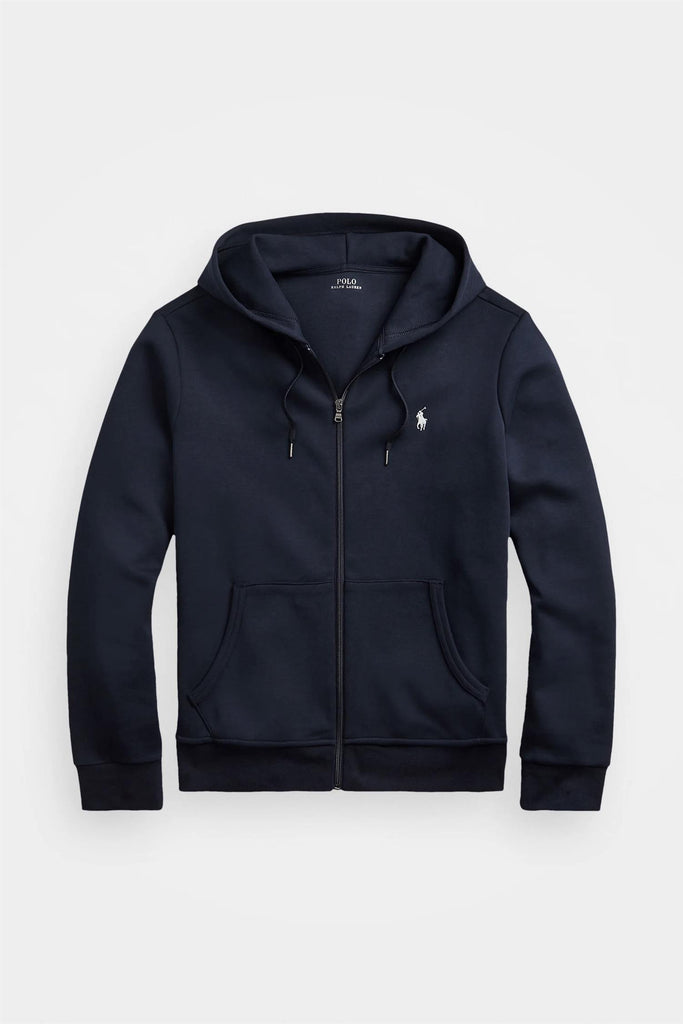 POLO RALPH LAUREN Double-Knit Full-Zip Hoodie Aviator Navy Dale
