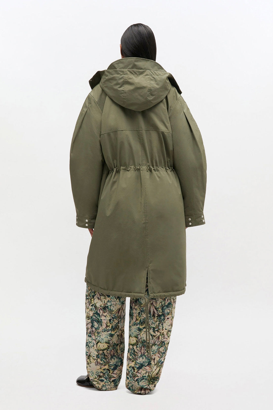 GANNI Ripstop Tri-Layer Parka Coat - Dale