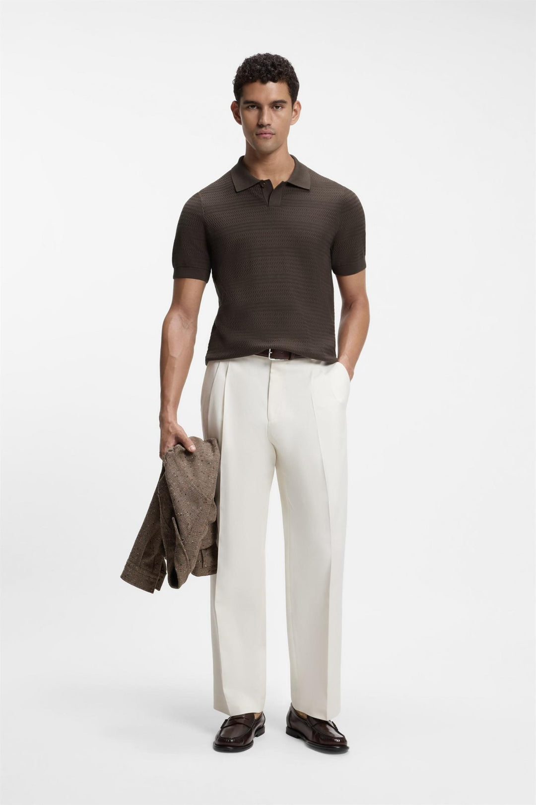 BOSS H-Giacobello Knit Dark Brown - Dale