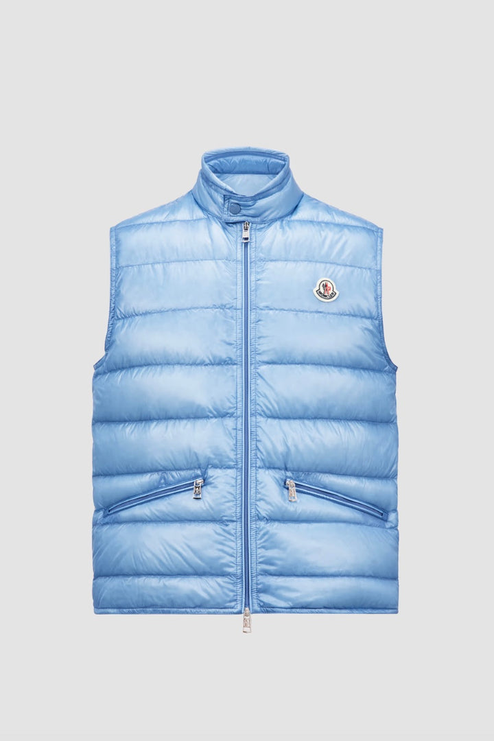 Gui Packable Down Vest Light Blue