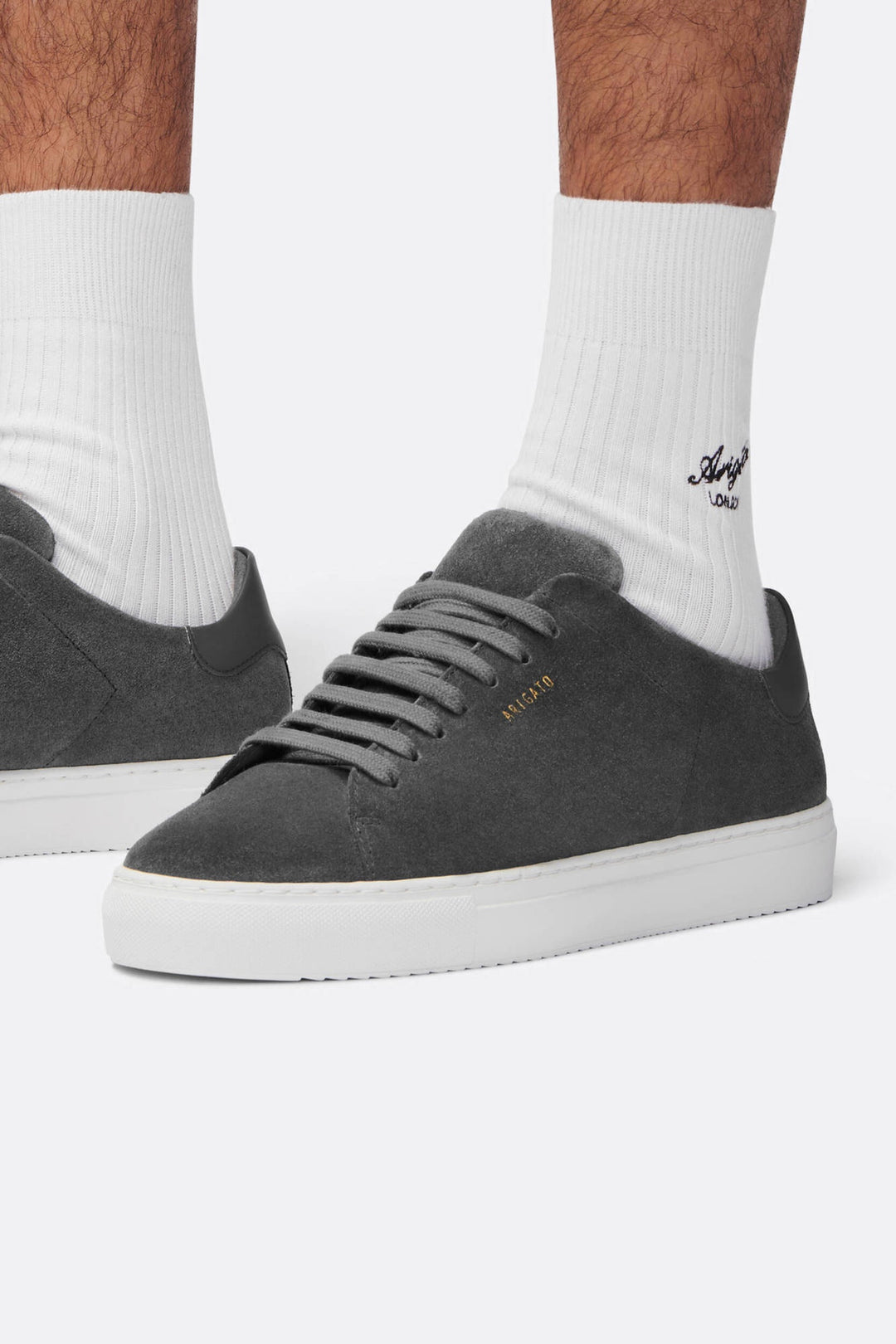 Clean 90 Suede Sneaker Dark Grey/White