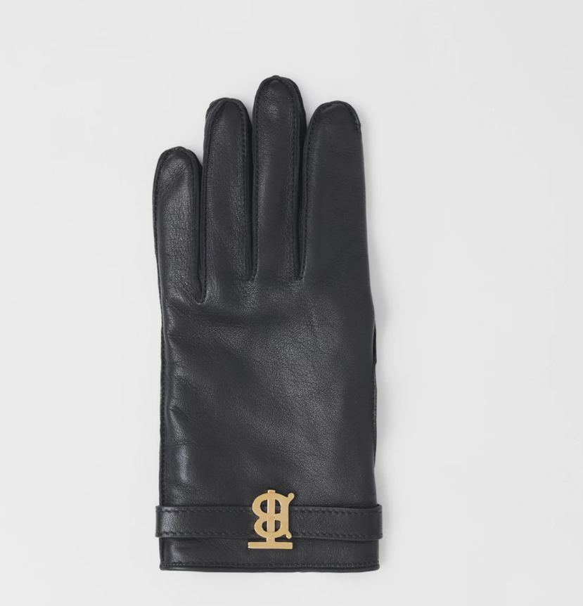 Cashmere-lined Leather Gloves