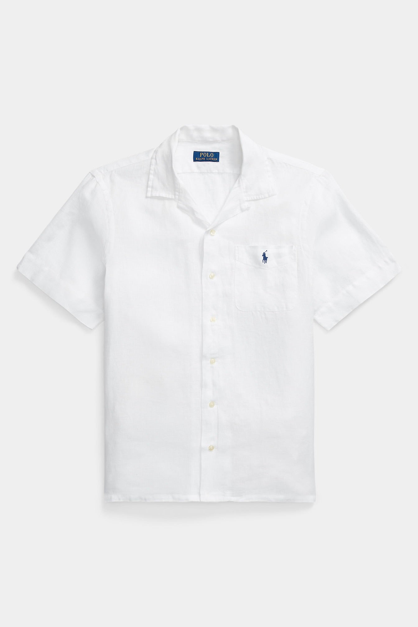 POLO RALPH LAUREN | CLASSIC FIT LINEN CAMP SHIRT WHITE | Dale
