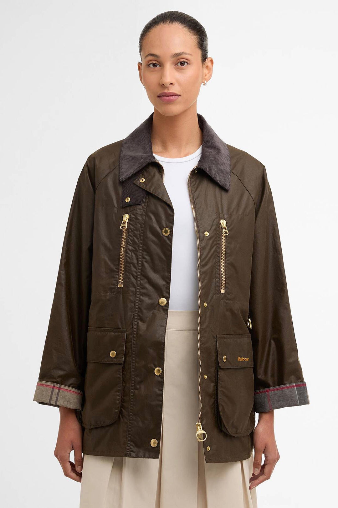BARBOUR Argill Waxed Jacket Beech/Dress - Dale