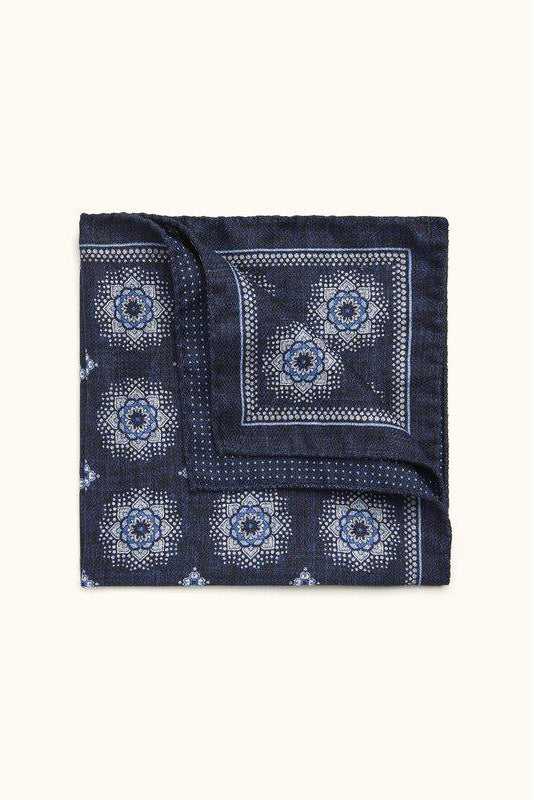 Silk Handkerchief Cob Blue