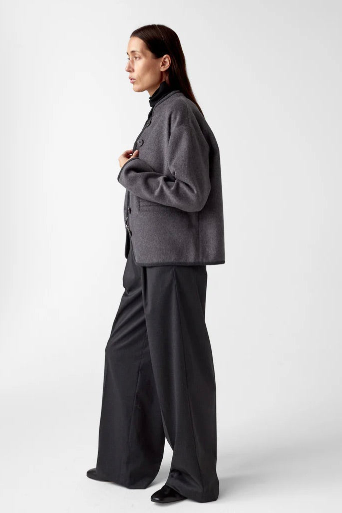 Roxette Wool Jacket Grey Melange