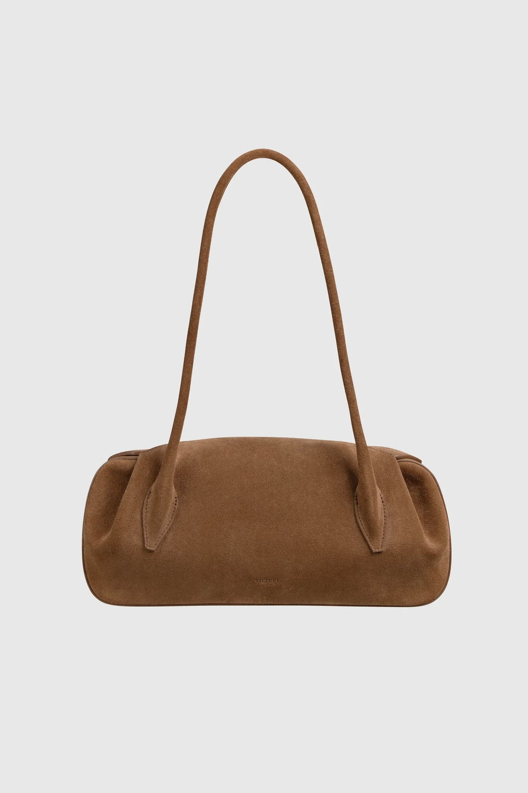 YUZEFI Oyster Suede Shoulder Bag Cognac - Dale