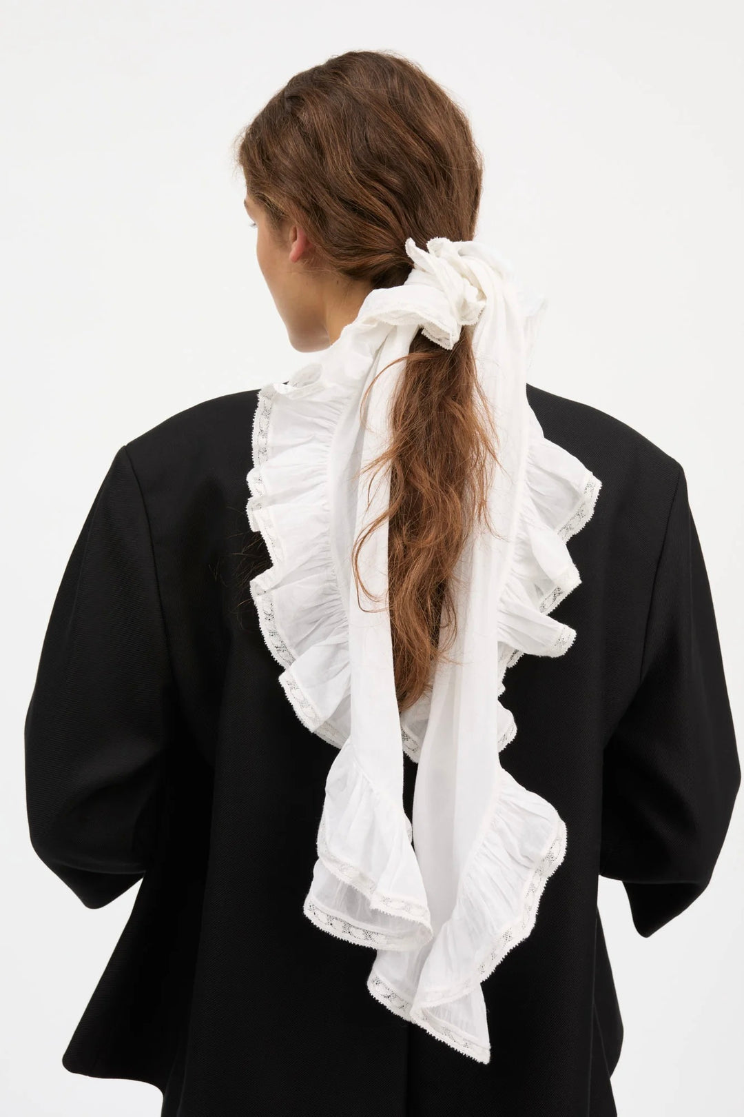 Beatrice Scarf White