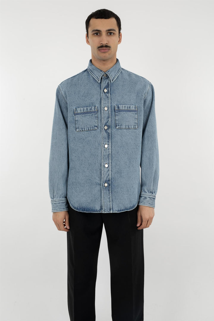 La Chemise Denim Tressée