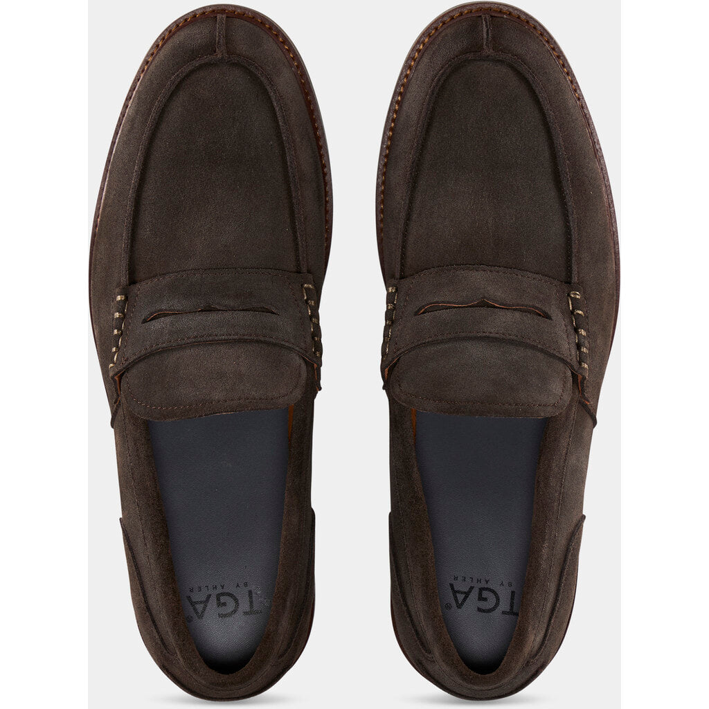 Suede Loafer Dk Brown