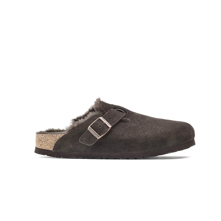 Boston Narrow Shearling Suede/Fur Mocca